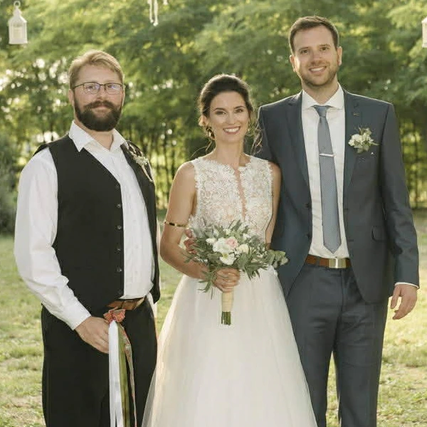 Krisztina és Gergely esküvői pár